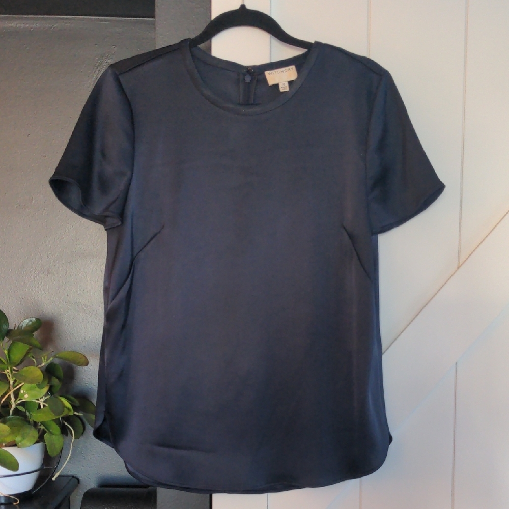 Witchery Midnight Blue Blouse